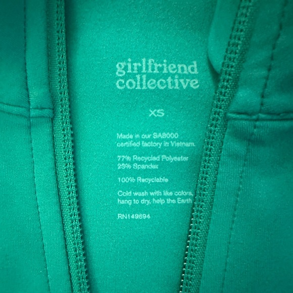 girlfriend collective Emerald Eliza Zip Jacket - Picture 3 of 3